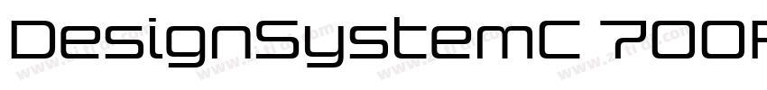 DesignSystemC 700R R字体转换